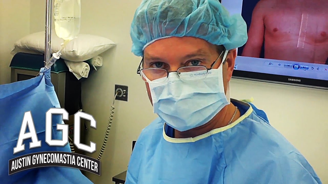 Male breast on one side video